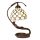 Filamentled Corby W Tiffany asztali lámpa, 1x25W E14