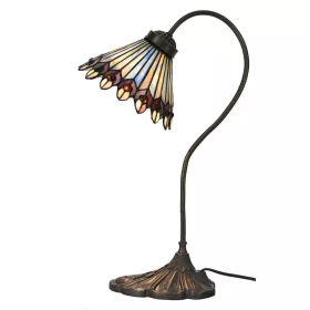 Filamentled Peacock L Tiffany asztali lámpa, 1x40W E14