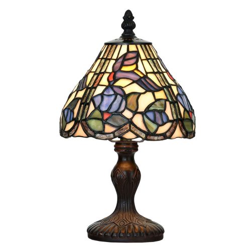 Filamentled Bird L Tiffany asztali lámpa, 1x25W E14