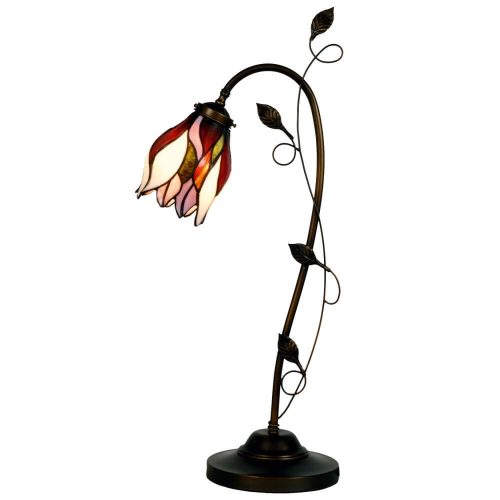 Filamentled Lymm Tiffany asztali lámpa, 1x40W E14