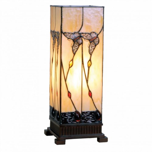 Filamentled Bolton L S Tiffany asztali lámpa, 1x40W E27
