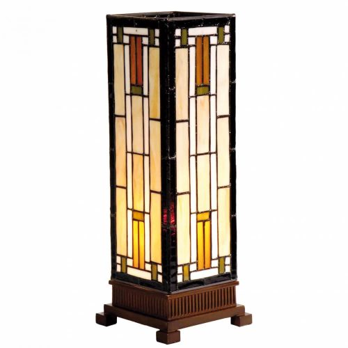 Filamentled Harlech M S Tiffany asztali lámpa, 1x25W E14