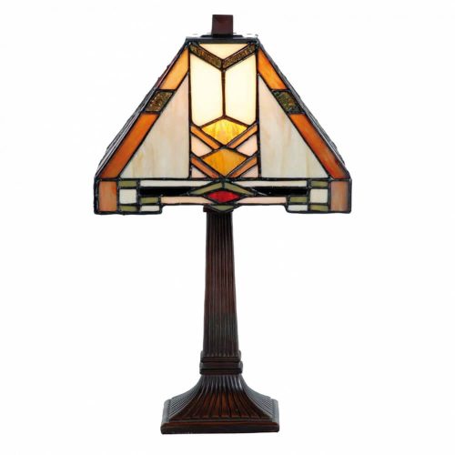 Filamentled Salen Tiffany asztali lámpa, 1x40W E14