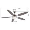 Globo Azura 0308 ventilátoros csillár, 1x50W