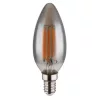 Globo 10588S füstszínű gyertya LED fényforrás, E14, 6W, 1800K, 380 lm