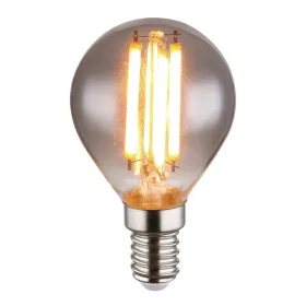   Globo 10589S füstszínű kisgömb LED fényforrás, E14, 6W, 1800K, 380 lm