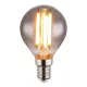 Globo 10589S füstszínű kisgömb LED fényforrás, E14, 6W, 1800K, 380 lm