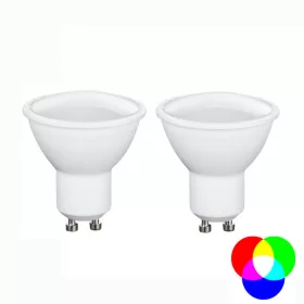   Globo 106752-2 távirányítós LED fényforrás, 4W=24W GU10, 3000K+RGB, 300 lm, 2 db
