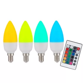  Globo 106754 távirányítós LED fényforrás, 4W=24W E14, 3000K+RGB, 300 lm