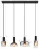 Globo CLASSIS 15551-4H függeszték, 4x15W LED E27