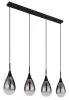 Globo KRYS 15576-4H függeszték, 4x9W LED E14