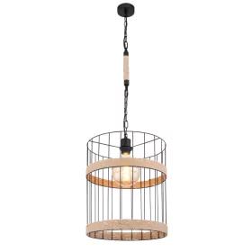 Globo HALIA 15673H1 függeszték kenderkötéllel, 1x60W E27