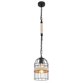 Globo HALIA 15677H függeszték kenderkötéllel , 1x60W E27