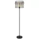 Globo GORLEY 15698S állólámpa füstszínű üvegrudakkal, 1x60W E27