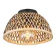 Globo COLLY 15767D bambusz mennyezeti lámpa, 1x15W E27 LED