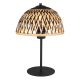 Globo COLLY 15767T bambusz asztali lámpa, 1x15W E27 LED