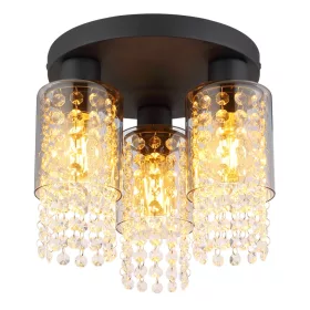   Globo BACKEY 15799-3D mennyezeti lámpa üvegkristállyal, 3x40W E27