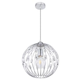 Globo HANAKO 16028H függeszték K9 kristállyal, 1x60W E27