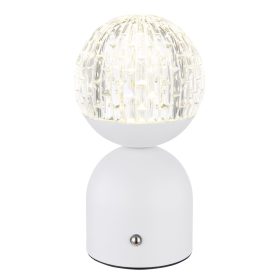   Globo JULSY 21007W szabályozható, akkumulátoros asztali lámpa, 2,5W 12V LED, 2700-6500K, 173 lm