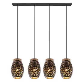   Globo NARRI 24003-4H függeszték és . HxSZxM900x150x1200, exkl. 4xE27 40W 230V