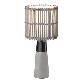   Globo PANTANI 24139 asztali lámpa bambusz ernyővel, 1x40W E14