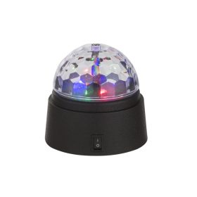 Globo Disco 28014 elemes discolámpa, 6x0,06W RGB LED, 3xAA