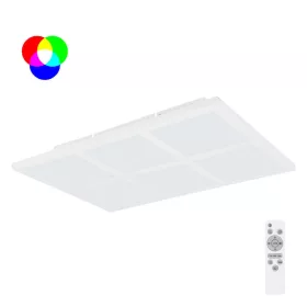   Globo SAHIDA 41361-30RGB távirányítós mennyezetlámpa, 30W LED, 3000-6500K, 1100 lm + 10W RGB LED