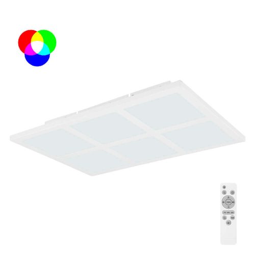 Globo SAHIDA 41361-30RGB távirányítós mennyezetlámpa, 30W LED, 3000-6500K, 1100 lm + 10W RGB LED