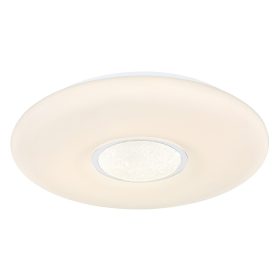 Globo SULLY 41367-24 hangszórós mennyezetlámpa, 24W LED, 3000-6500K, 1500 lm+6W RGB LED