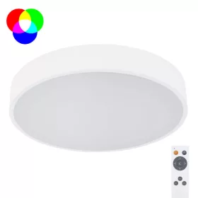 Globo LEANARA 41756-24W távirányítós mennyezetlámpa, 24W LED, 3000-6000K, 1000 lm + 4W RGB LED