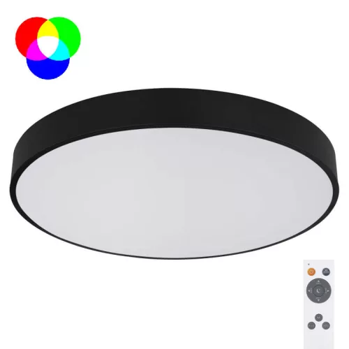 Globo LEANARA 41756-36B távirányítós mennyezetlámpa, 36W LED, 3000-6000K, 1800 lm + 6W RGB