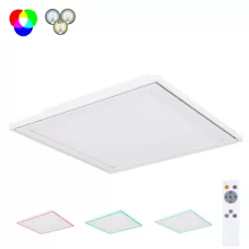   Globo SAMU 48123D1 távirányítós mennyezetlámpa, 18W LED, 2700-6500K, 1200 lm + 4W RGB LED