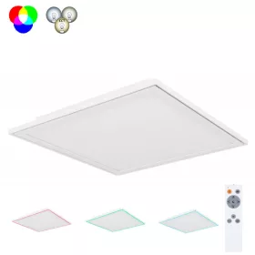   Globo SAMU 48123D3 távirányítós mennyezetlámpa, 30W LED, 2700-6500K, 2800 lm + 6W RGB LED