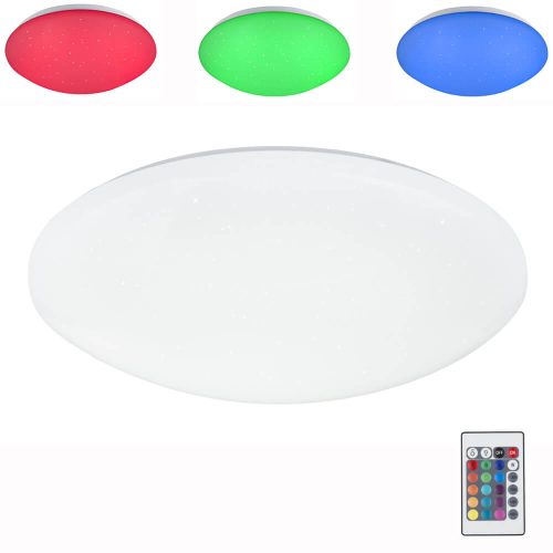 Globo ATREJU I 48363-60RGB távirányítós mennyezeti lámpa, 60W LED 2880lm + 10W RGB LED