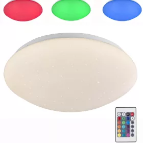   Globo ATREJU I 48363RGB távirányítós mennyezeti lámpa, 15W RGB LED, 3000K, 580lm