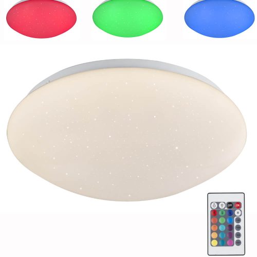 Globo ATREJU I 48363RGB távirányítós mennyezeti lámpa, 15W RGB LED, 3000K, 580lm