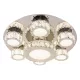 Globo AMUR 49350-60 mennyezetlámpa K5 kristállyal, 60W LED, 4000K, 3780 lm