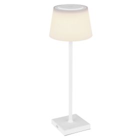   Globo GREGOIR 58434W érintőkapcsolós, akkumulátoros asztali lámpa, 4W LED, 3000-4000-5000K, 200 lm, IP44