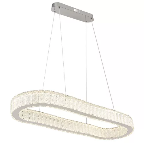Globo MUCKY 67162-58 távirányítós függeszték K5 kristály dekorral, 58W LED, 2700-6000K, 497-3566 lm