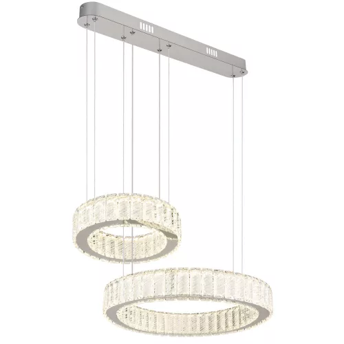 Globo MUCKY 67162-80 távirányítós függeszték K5 kristály dekorral, 80W LED, 2700-6000K, 563-4405 lm