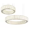 Globo MUCKY 67162-80 távirányítós függeszték K5 kristály dekorral, 80W LED, 2700-6000K, 563-4405 lm
