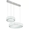 Globo MUCKY 67162-80 távirányítós függeszték K5 kristály dekorral, 80W LED, 2700-6000K, 563-4405 lm
