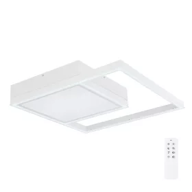   Globo SQUARES 67224FSH távirányítós, smart mennyezeti lámpa, 60W LED, 3000-4500-6000K, 200-2500 lm