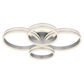   Globo RUBIO 67260-90 távirányítós mennyezetlámpa, 90W LED, 2700-6000K, 4200 lm