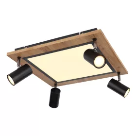   Globo ULLA 67306D2 mennyezeti spotlámpa, 24W+4x5W GU10 LED, 3000K, 1500+1600 lm