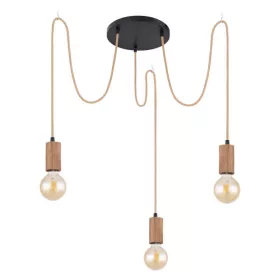   Globo FRIDA 69069-3H függeszték kenderkötéllel, 3x60W E27
