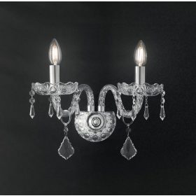 FAN Europe Incanto/AP2 kristály falikar, 2x40W E14