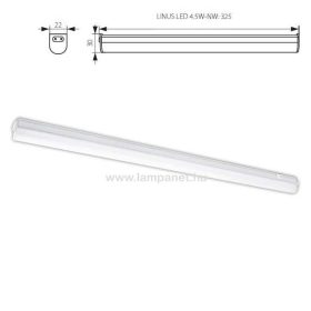   Kanlux Linus LED 4,5W-NW LED-es bútorvilágító lámpa, 4,5W LED
