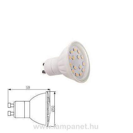 Kanlux LED15 C GU10-CW-B 5W-37W, 430 lm LED fényforrás