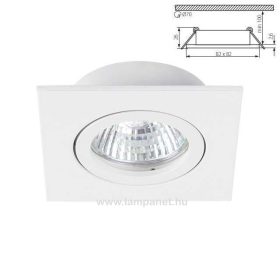   Kanlux Dalla CT-DTL50-W beépíthető, billenthető spotlámpa, MR16